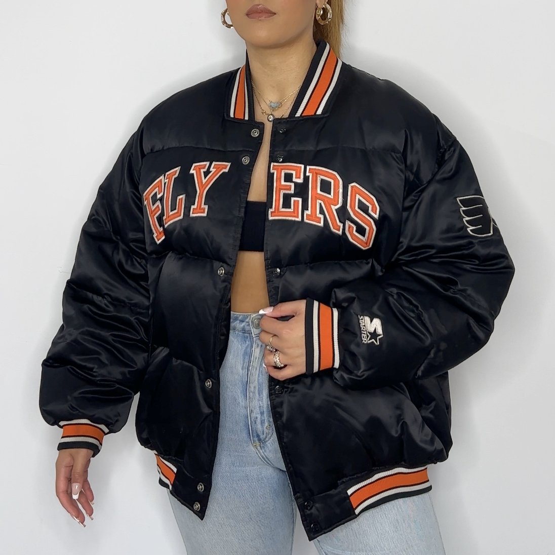 Vintage Philadelphia Flyers Starter Puffer Jacket