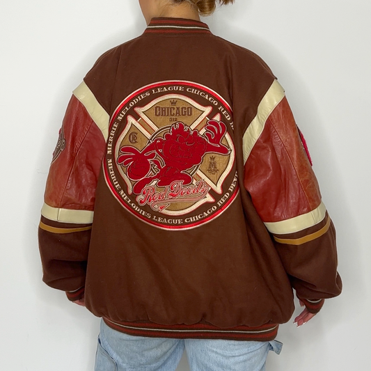 Reversible 'Taz' Chicago Red Devils Jacket | JH Design