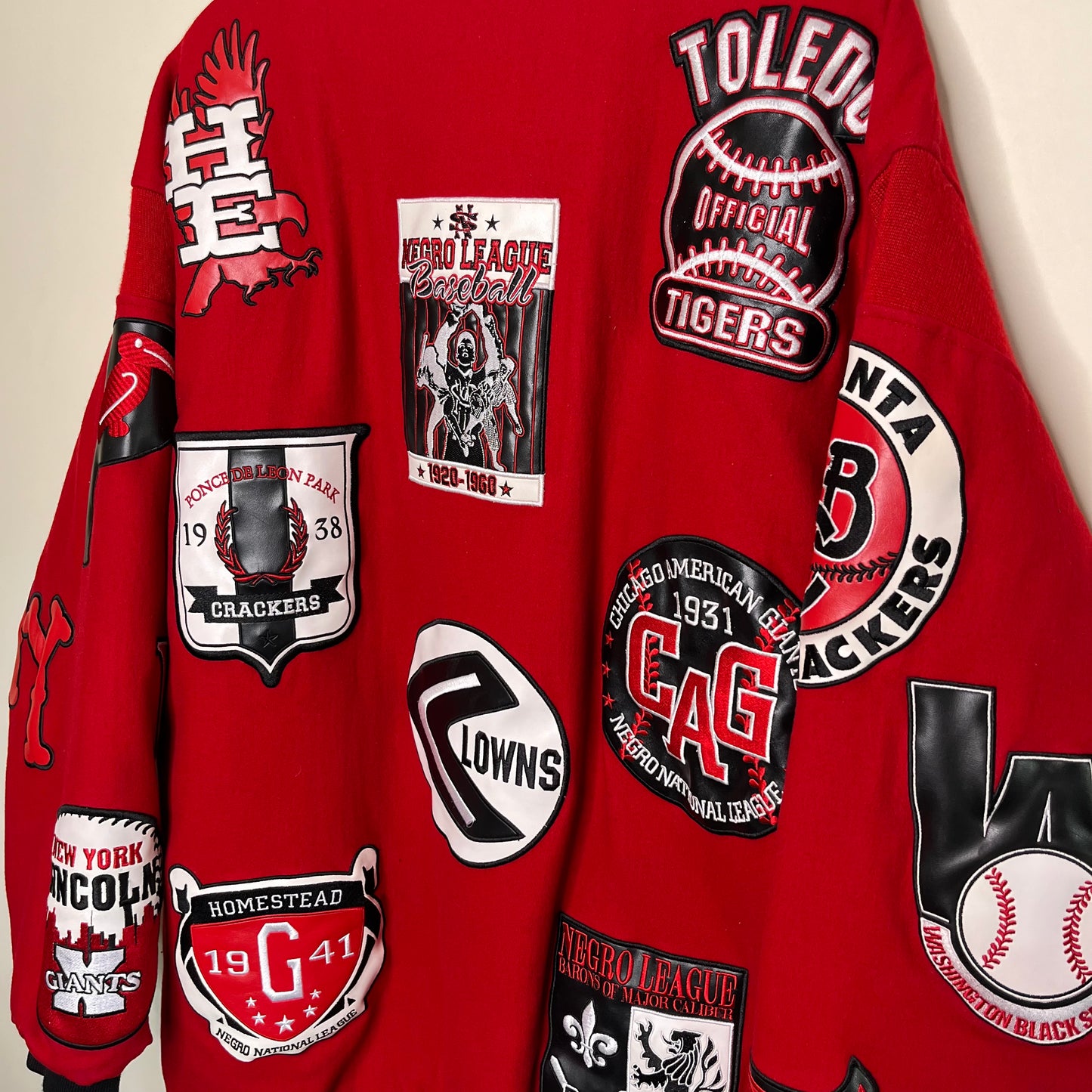 Vintage Patch Negro League Baseball Jacket