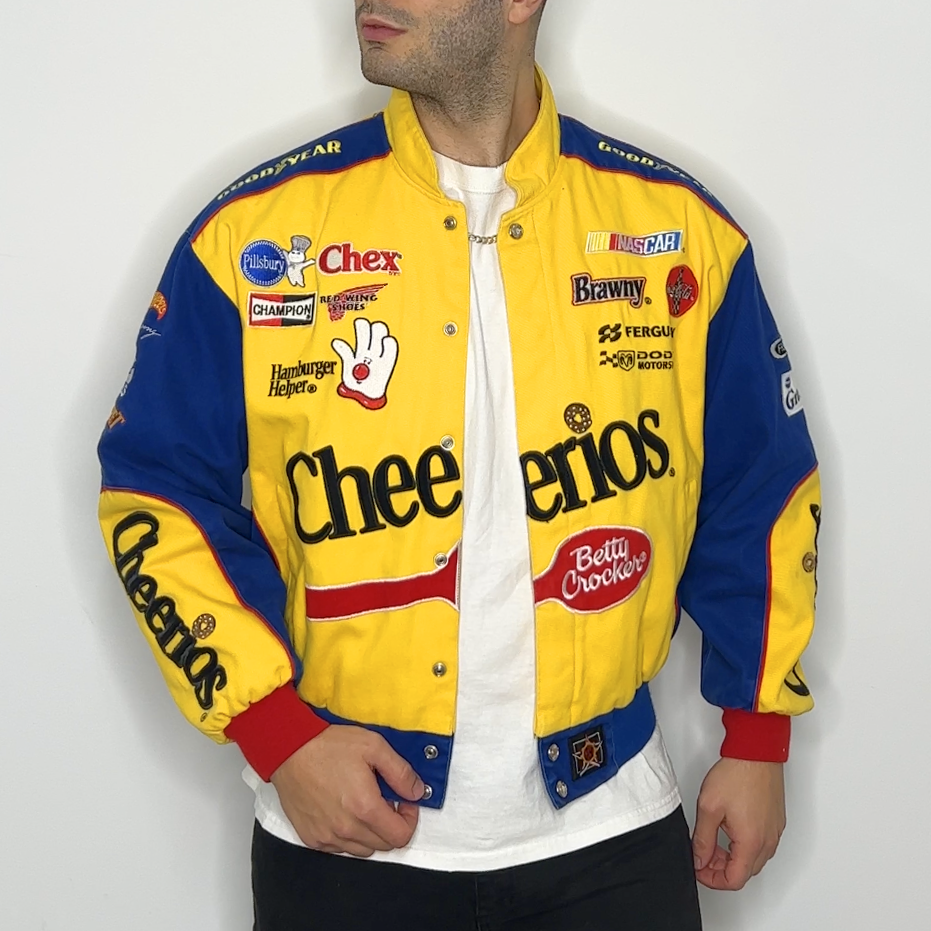 Cheeriosレーシングジャケット Cheerios Nascar Jacket | JH Design – SUGOI & Co.