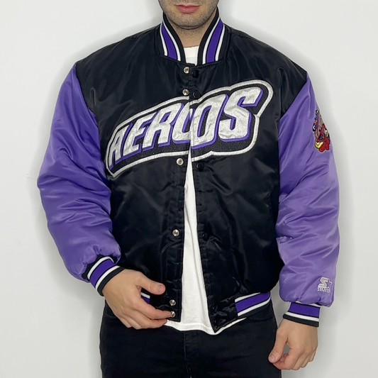 Aeros Satin Starter Jacket