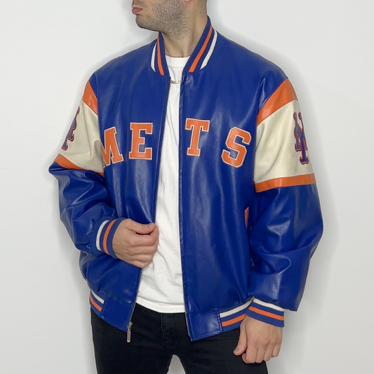 NY Mets Leather-look Jacket