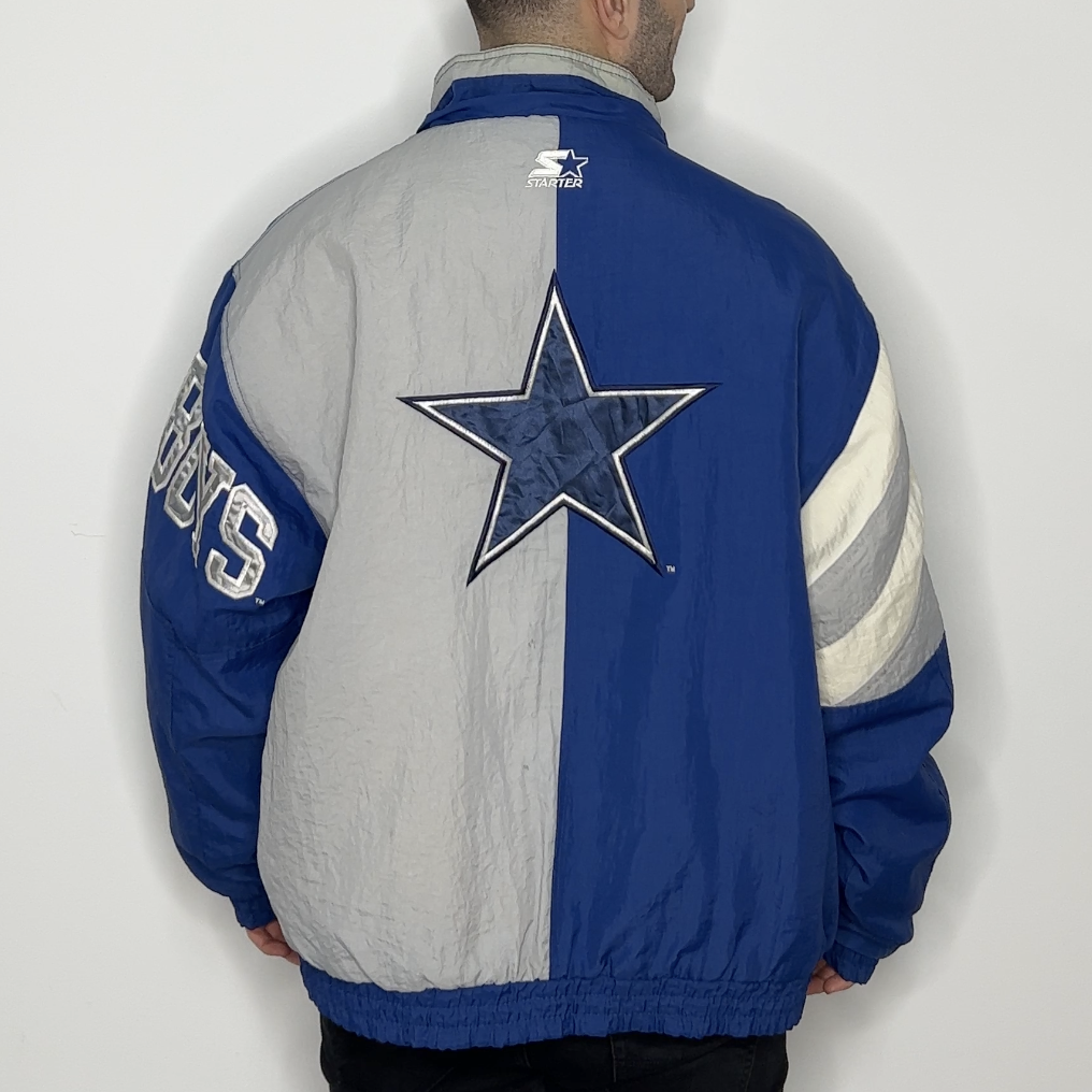 Vintage Dallas Cowboys Starter Jacket Size - Depop