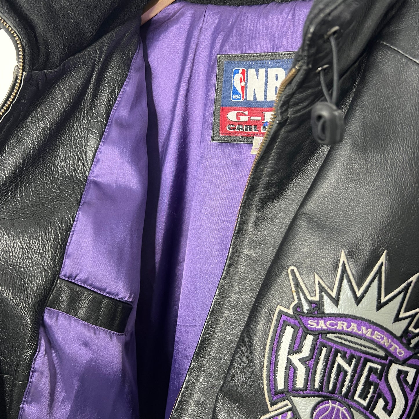 Sacramento Kings Leather Jacket | Carl Banks