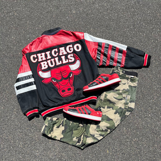 Chicago Bulls Leather Jacket | Jeff Hamilton