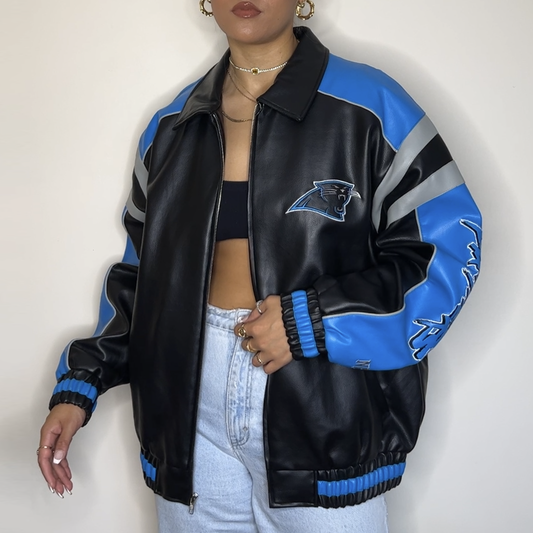 Carolina Panthers Leather Jacket