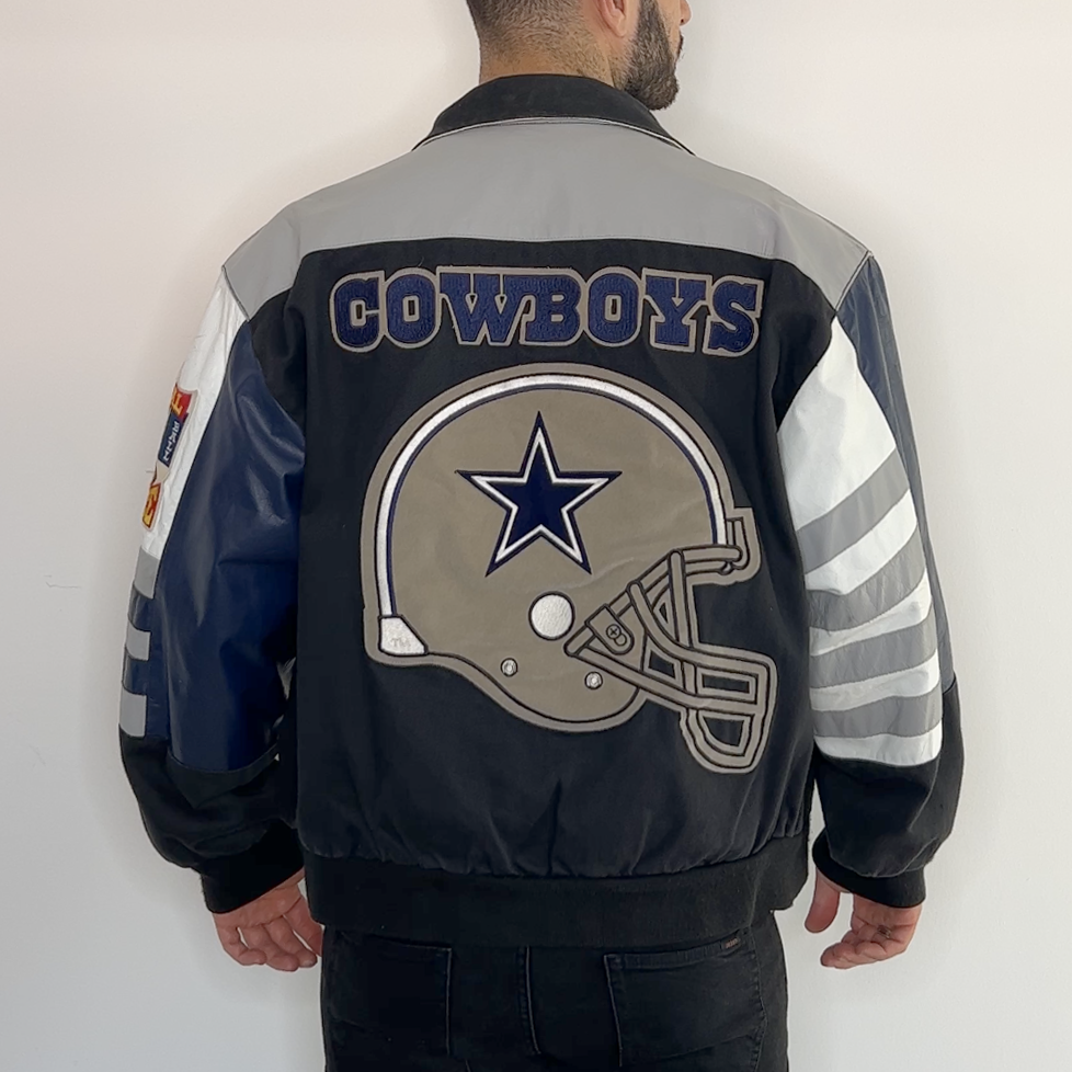 Dallas cowboys 2025 leather jacket