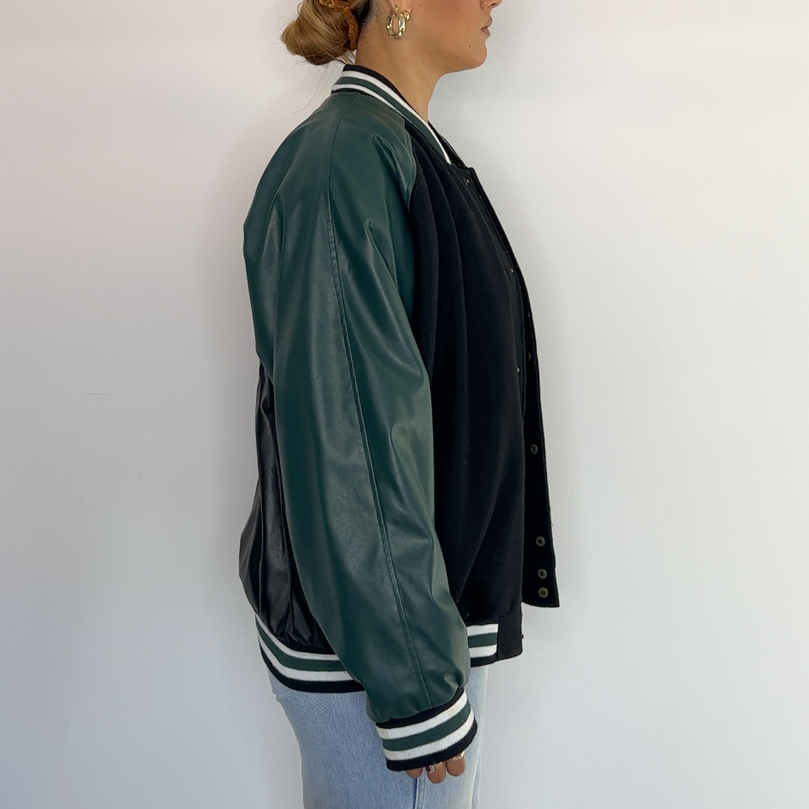 Ohio Bobcats Leather Varsity Jacket