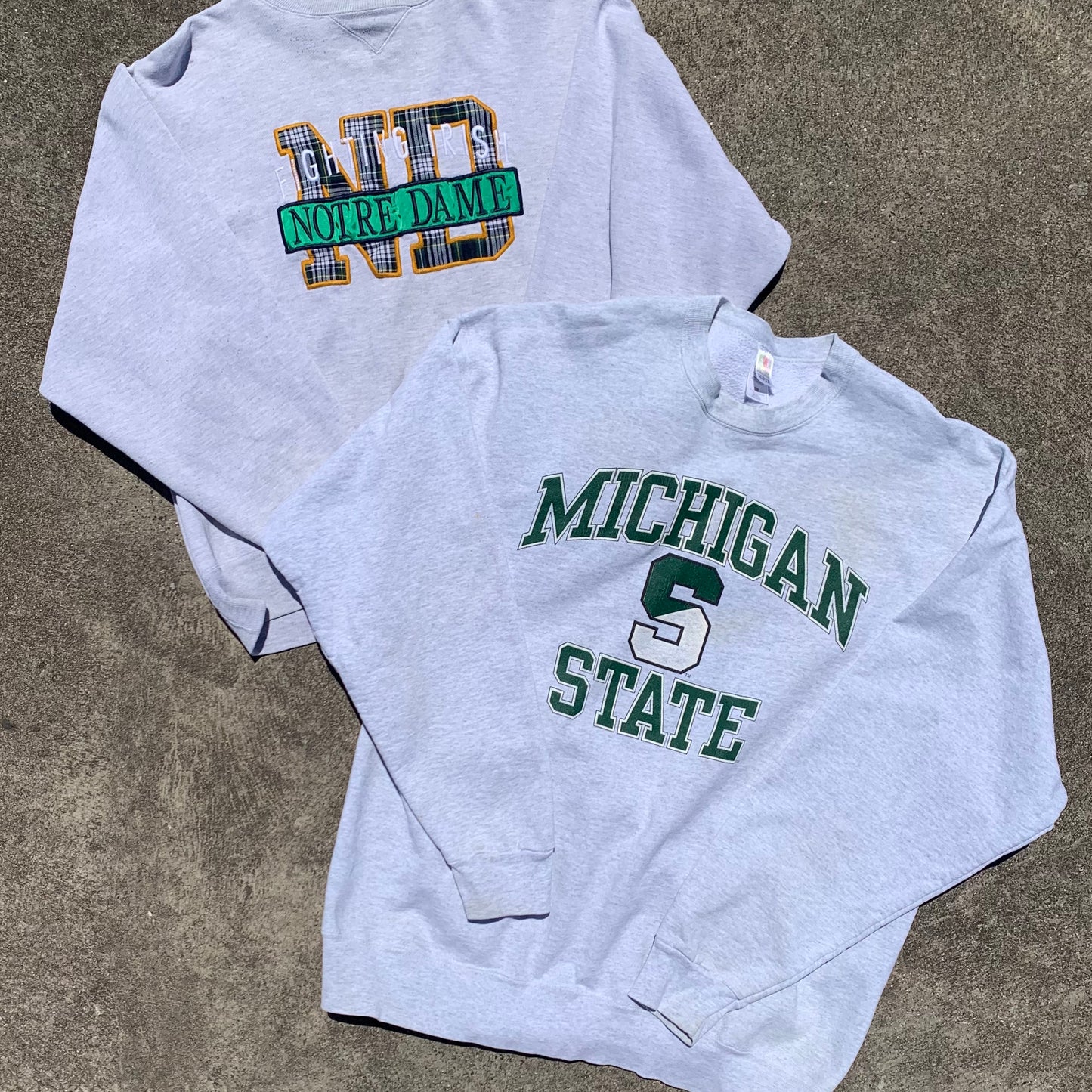 Vintage Fruit Of The Loom Michigan State Crewneck