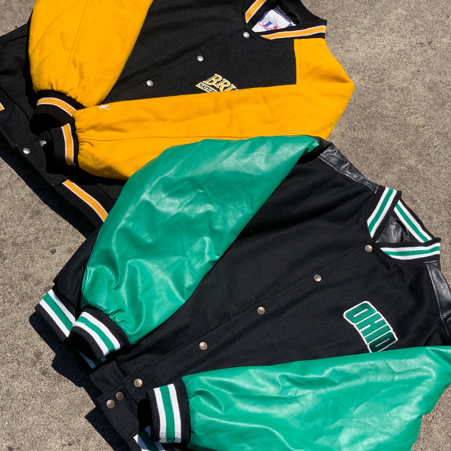 Vintage Bruins Hockey League Jacket