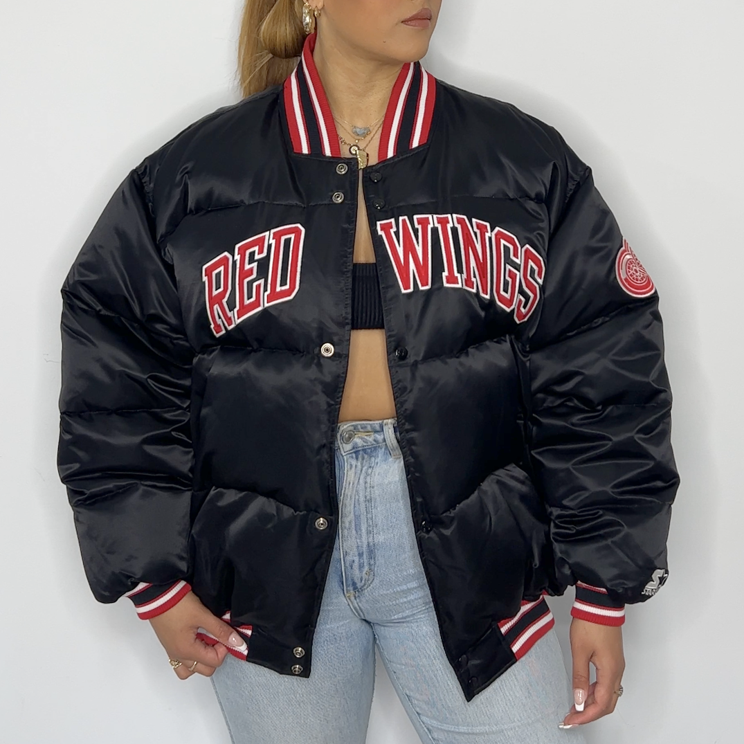 Vintage Detroit Red Wings Starter Puffer Jacket