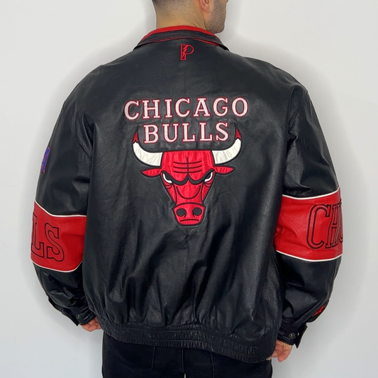 Chicago Bulls Pro Player Leather Jacket