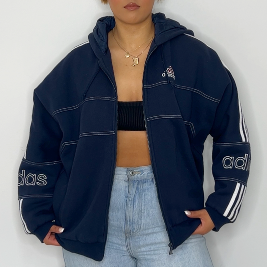 Vintage Navy Adidas Jacket