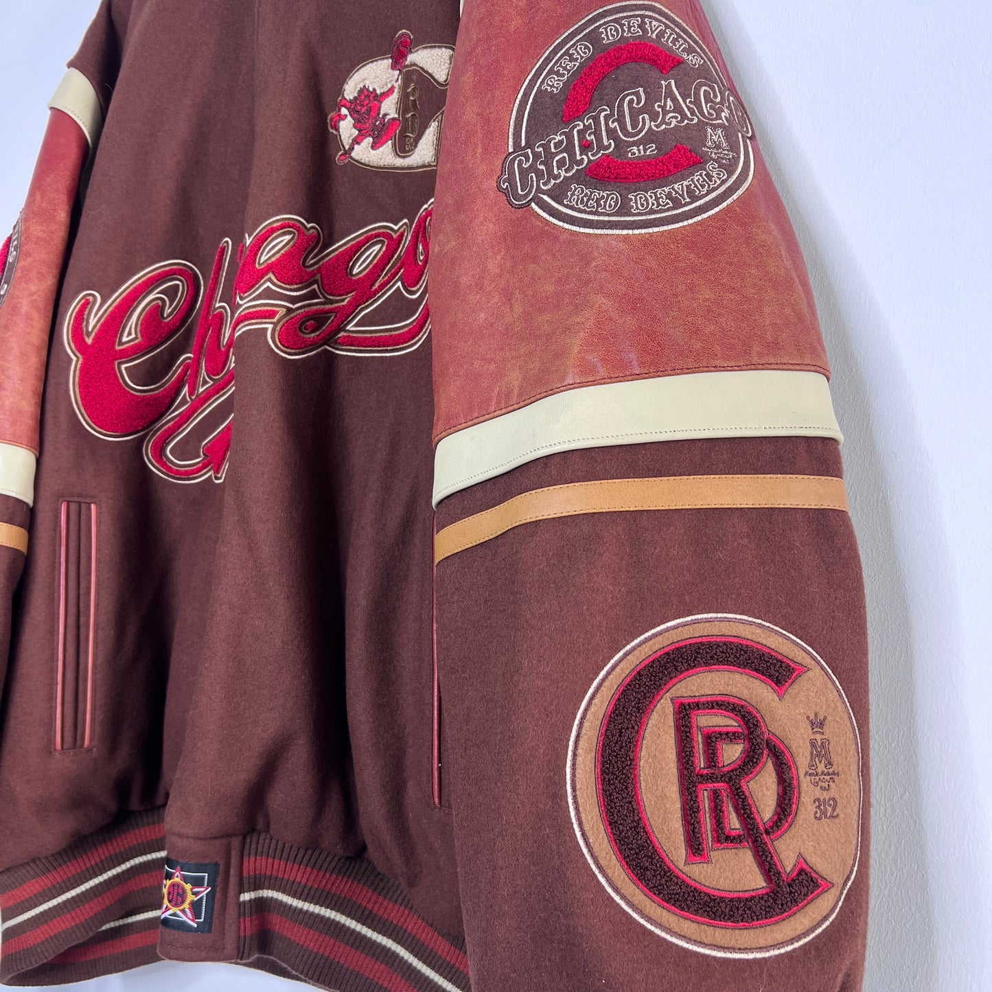 Reversible 'Taz' Chicago Red Devils Jacket | JH Design