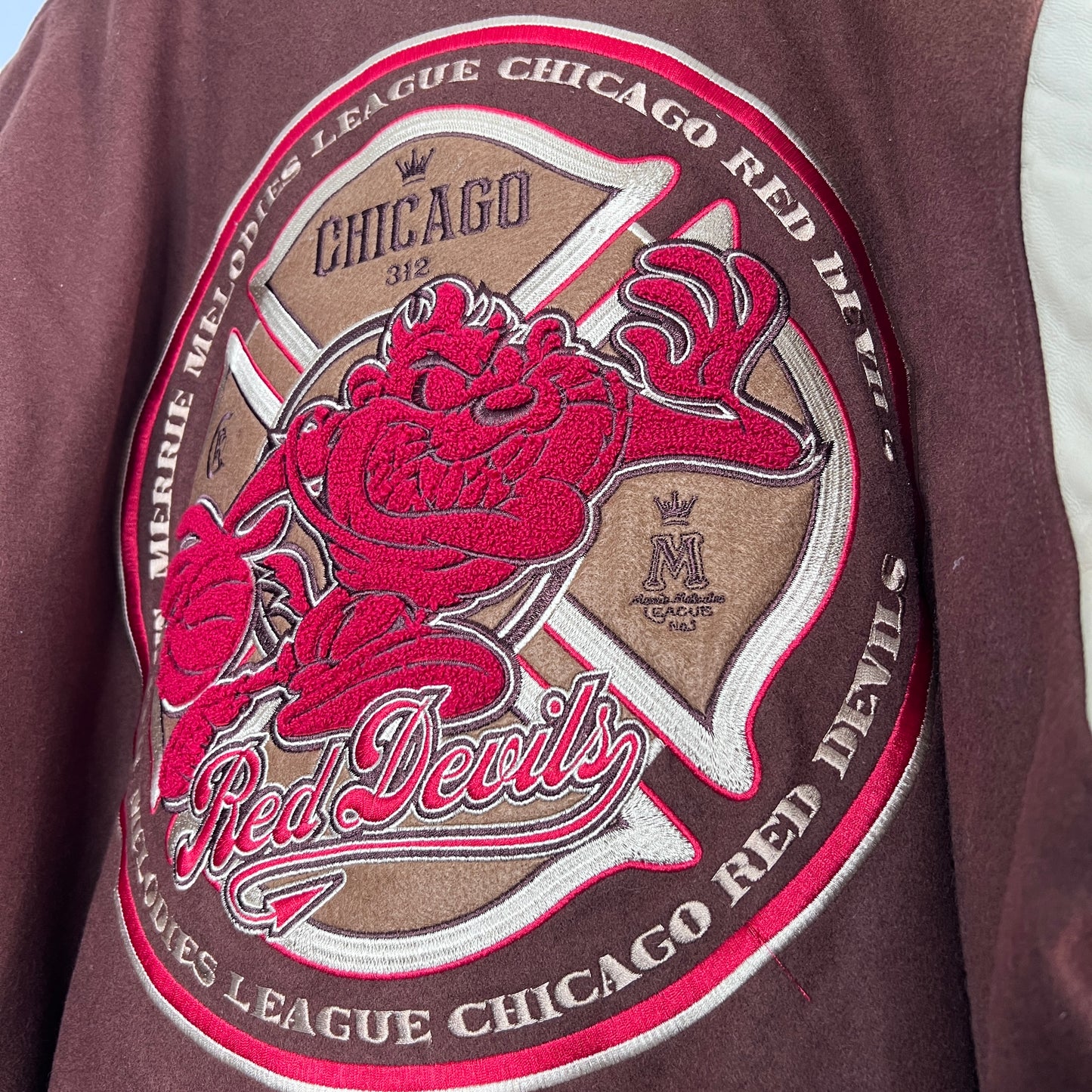 Reversible 'Taz' Chicago Red Devils Jacket | JH Design
