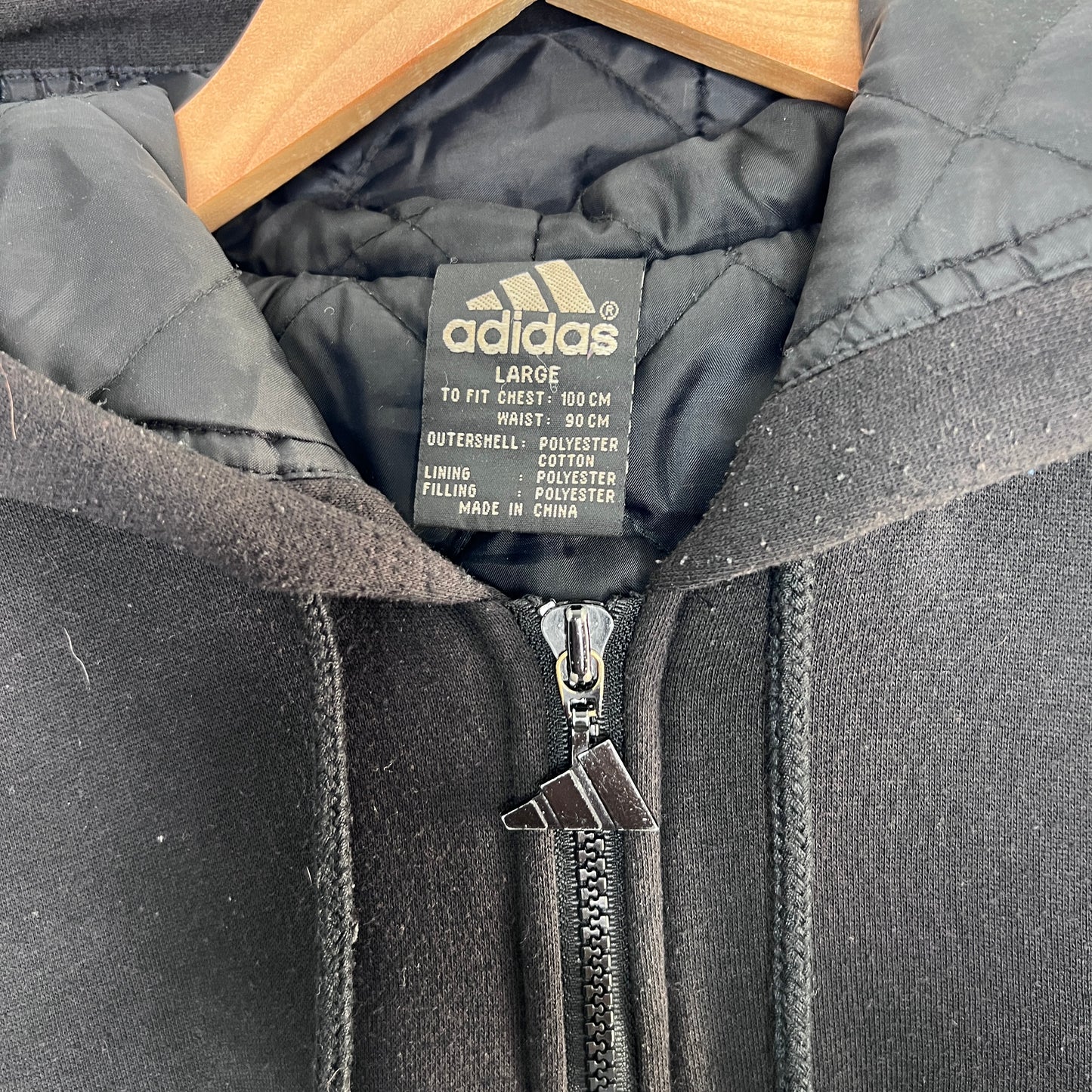 Vintage Black Adidas Jacket