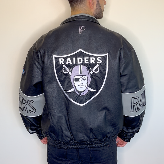Oakland Raiders Pro Player Leather Jacket