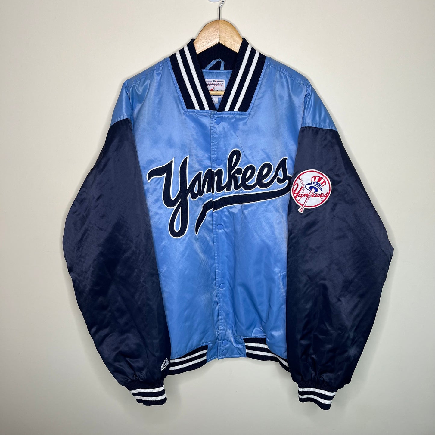 New York Yankees Majestic Jacket | Two-Tone Blue
