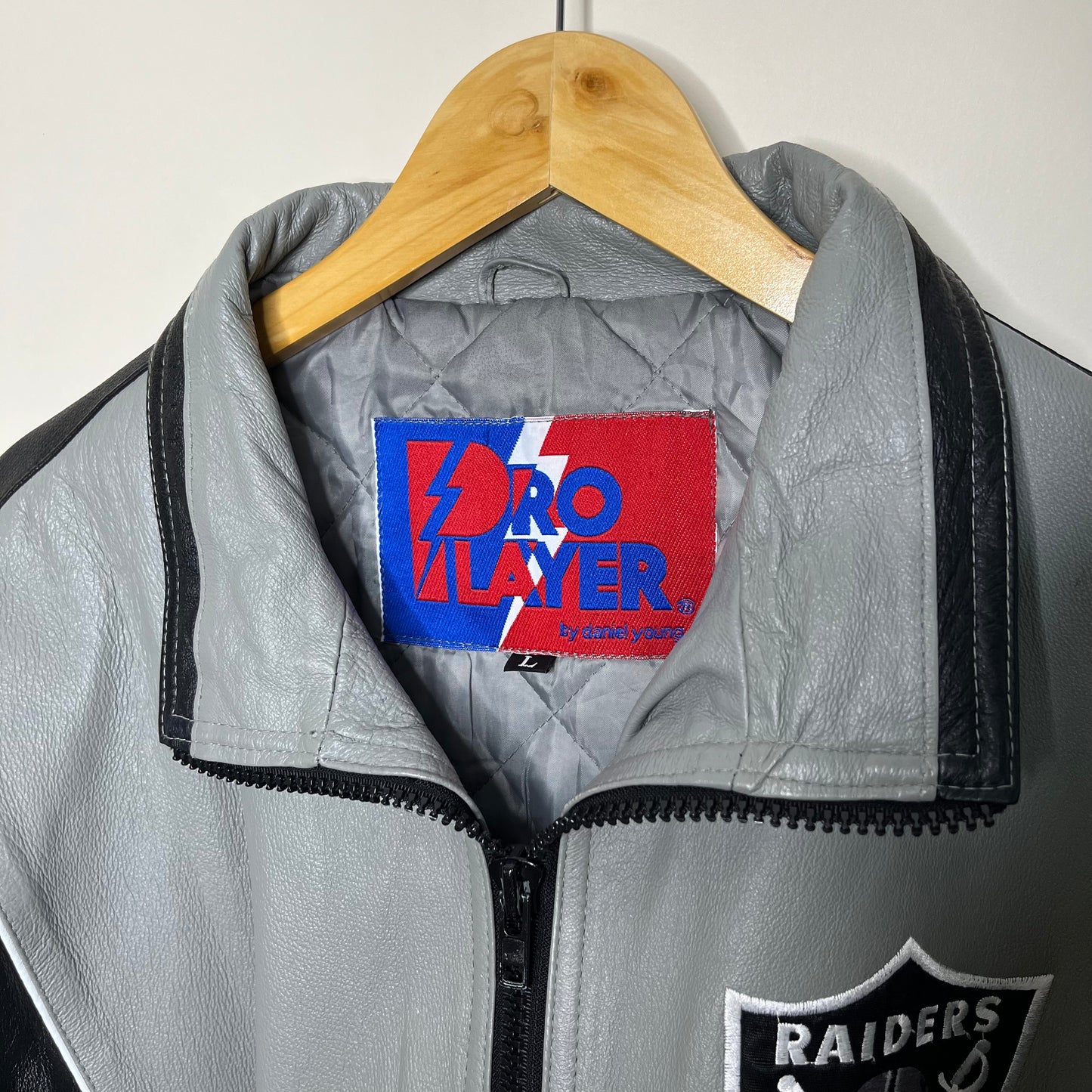 Oakland Raiders Pro Player Leather Jacket