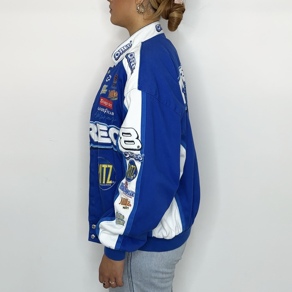 Oreo Ritz Nascar Jacket | JH Design – SUGOI & Co. Oreo Ritz Nascar Jacket | JH Design – SUGOI & Co.