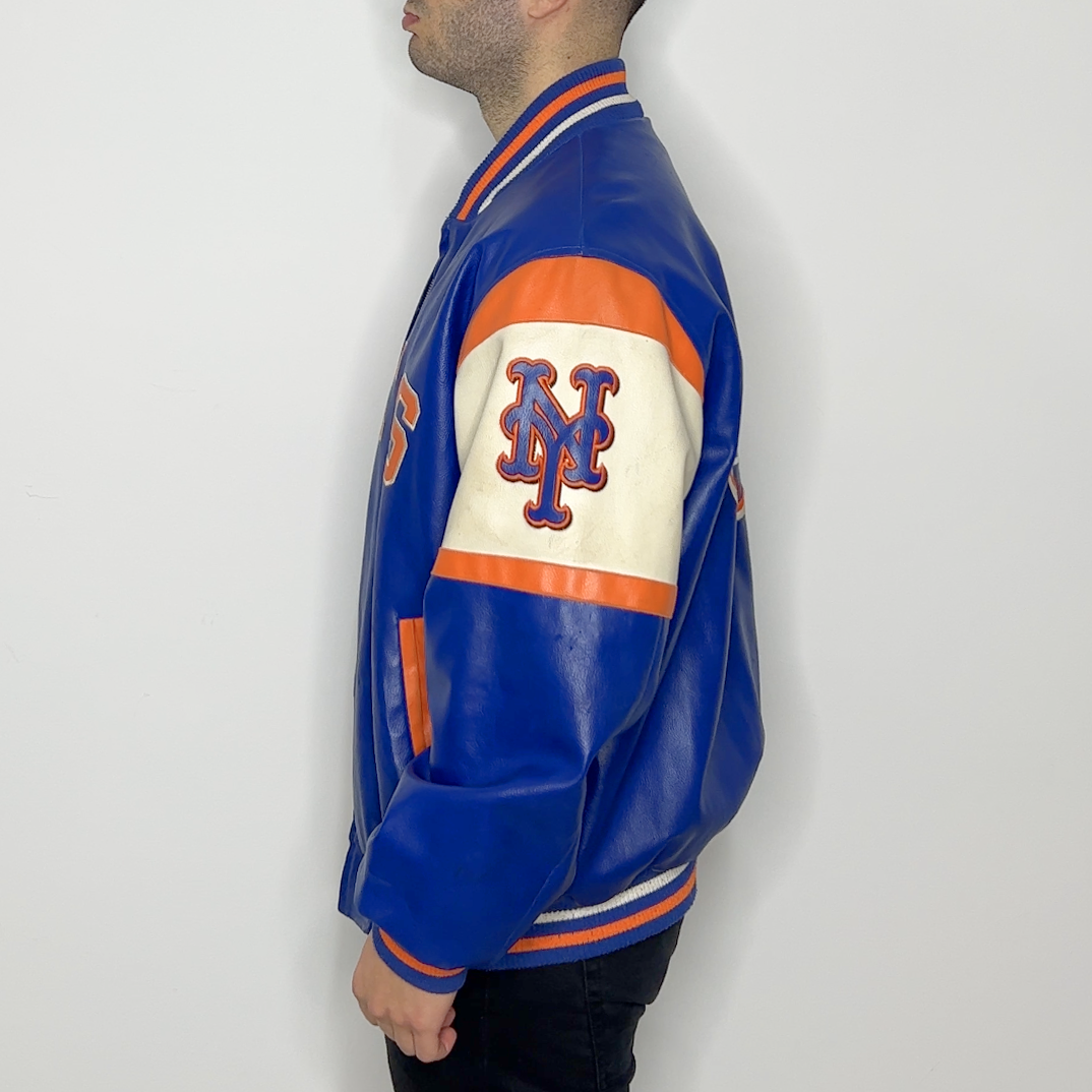 NY Mets Leather-look Jacket