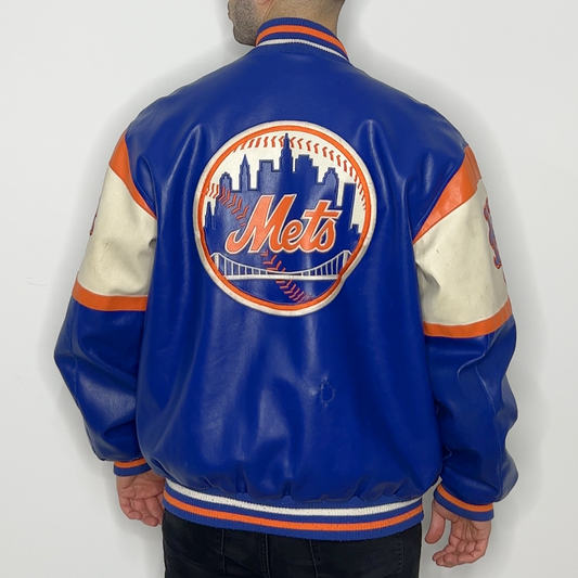 NY Mets Leather-look Jacket