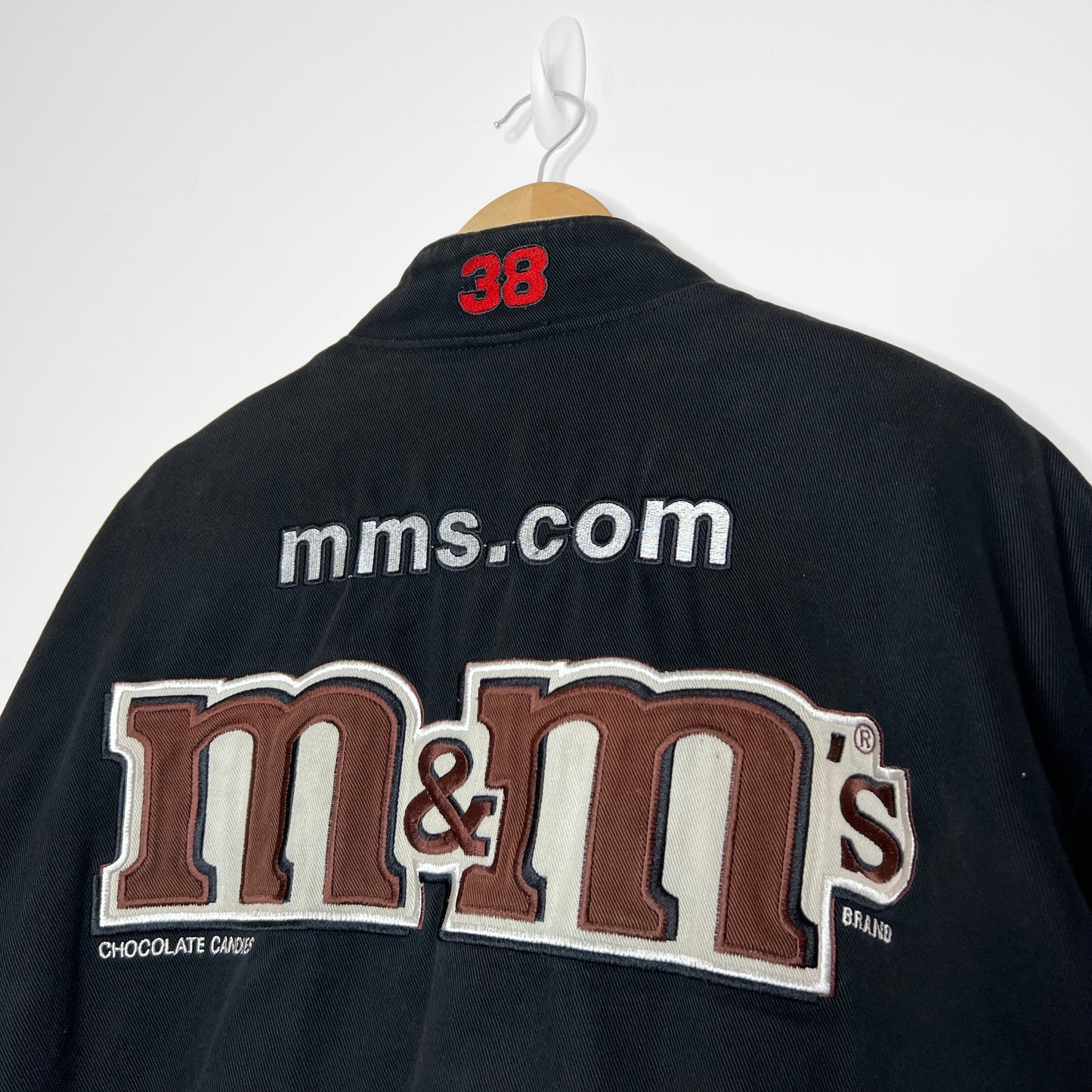Black Vintage M&M Nascar Jacket