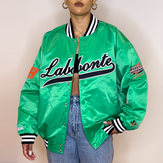 Vintage Bobby Labonte Nascar Bomber Jacket