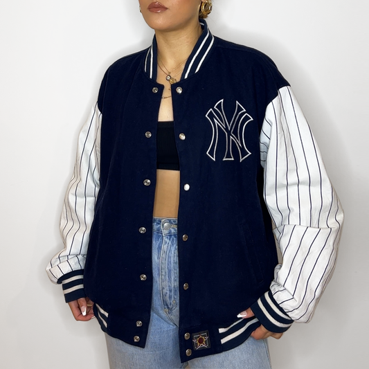 Vintage Reversible New York Yankees Jacket | JH Design