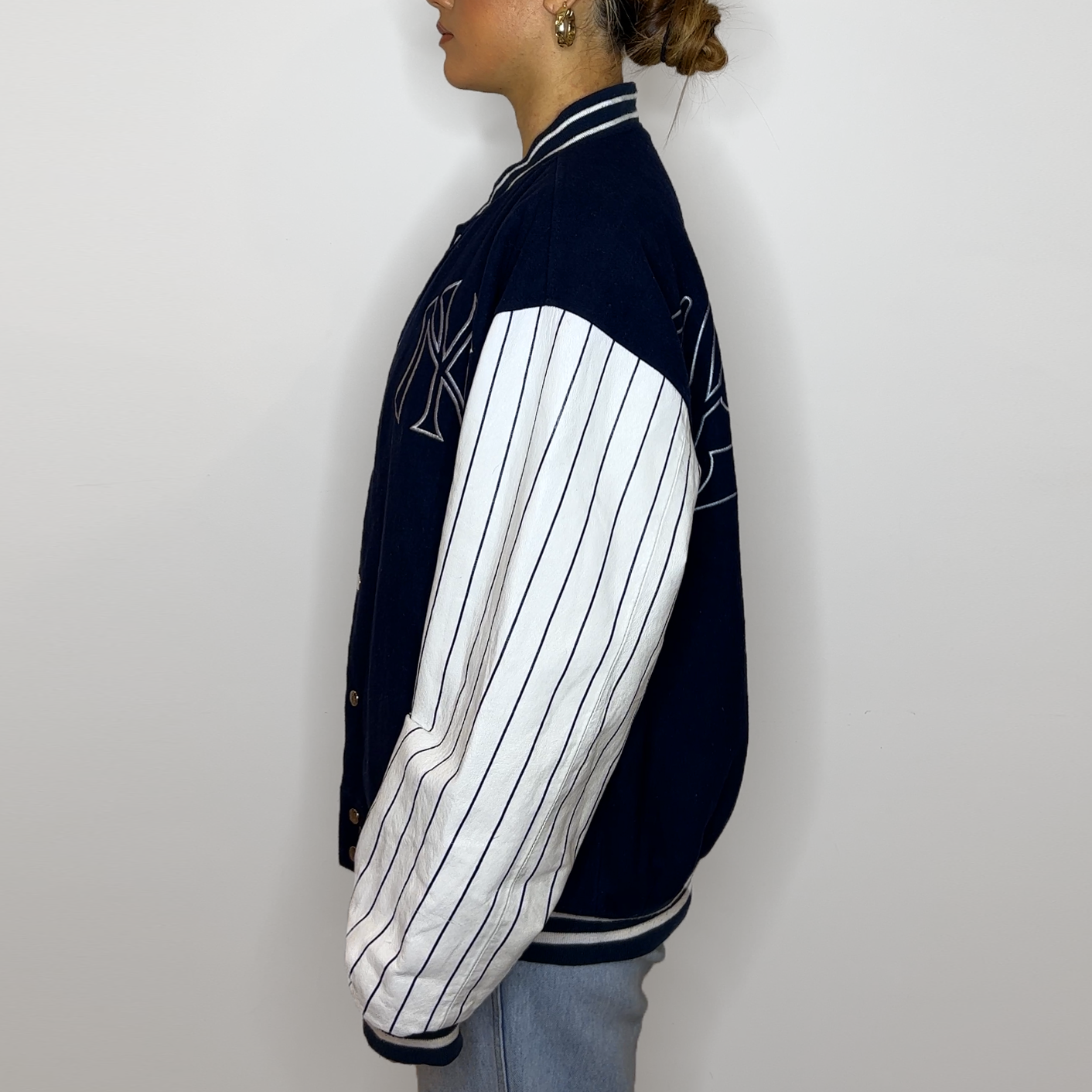 Vintage Reversible New York Yankees Jacket | JH Design