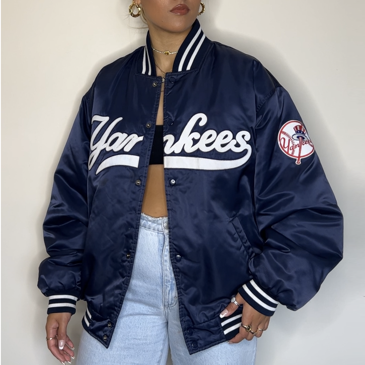 Yankees varsity jacket majestic online