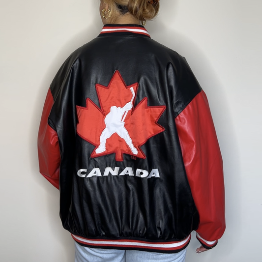 Vintage Maple Leafs Varsity Jacket