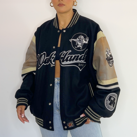 Reversible Oakland Riders Jacket | JH Design
