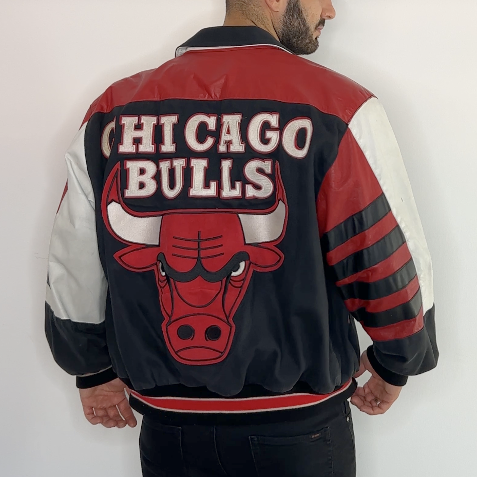 Jeff hamilton chicago bulls online leather jacket