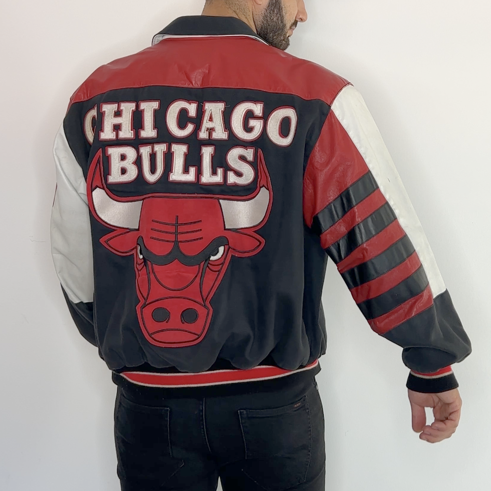 Chicago Bulls Leather Jacket | Jeff Hamilton