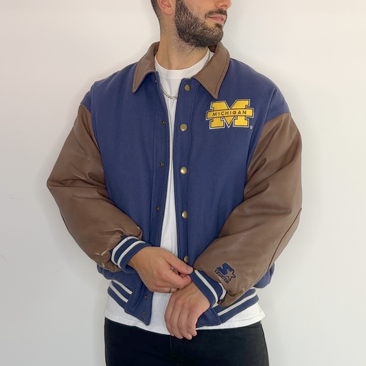 Michigan Wolverines Starter Varsity Jacket