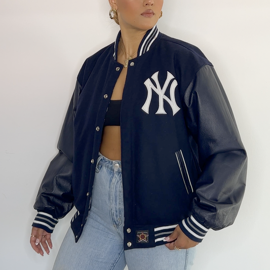 Reversible New York Yankees Jacket | JH Design